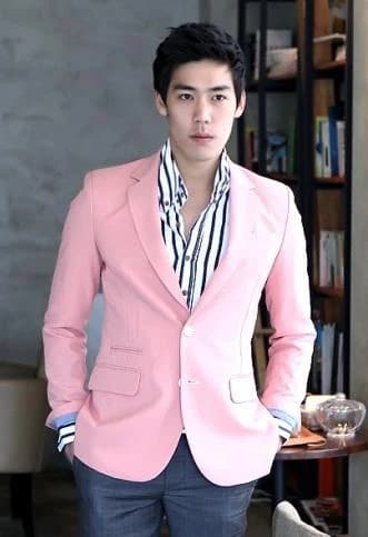Blazer Hồng Phấn Mềm