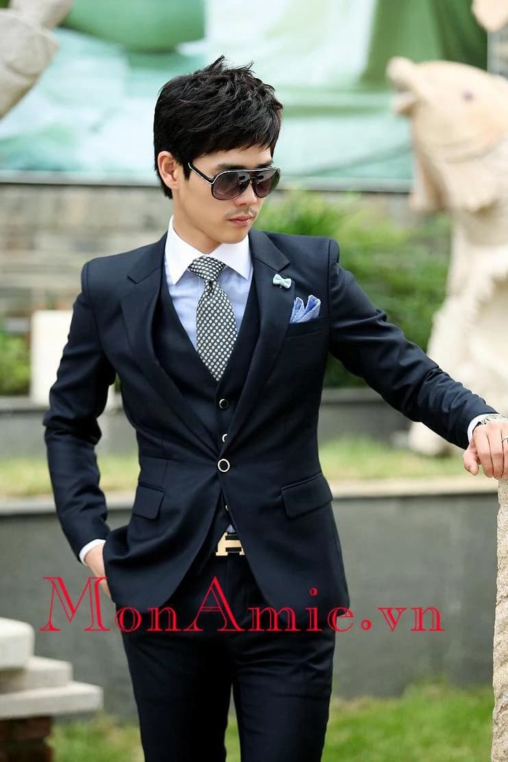 Navy Ba Mảnh Đêm Sâu