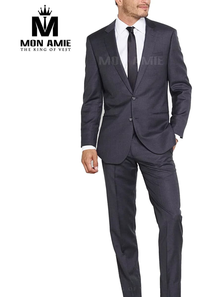 Suit Xám Than Đậm Trang Trọng