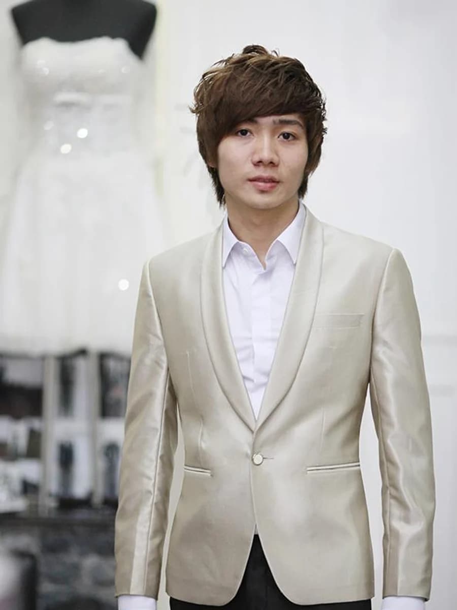 Blazer Kem Ánh Champagne
