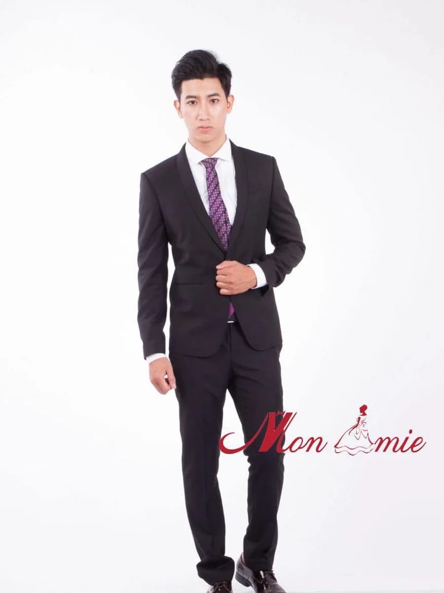 Lễ Phục Cưới Ve Khăn Satin