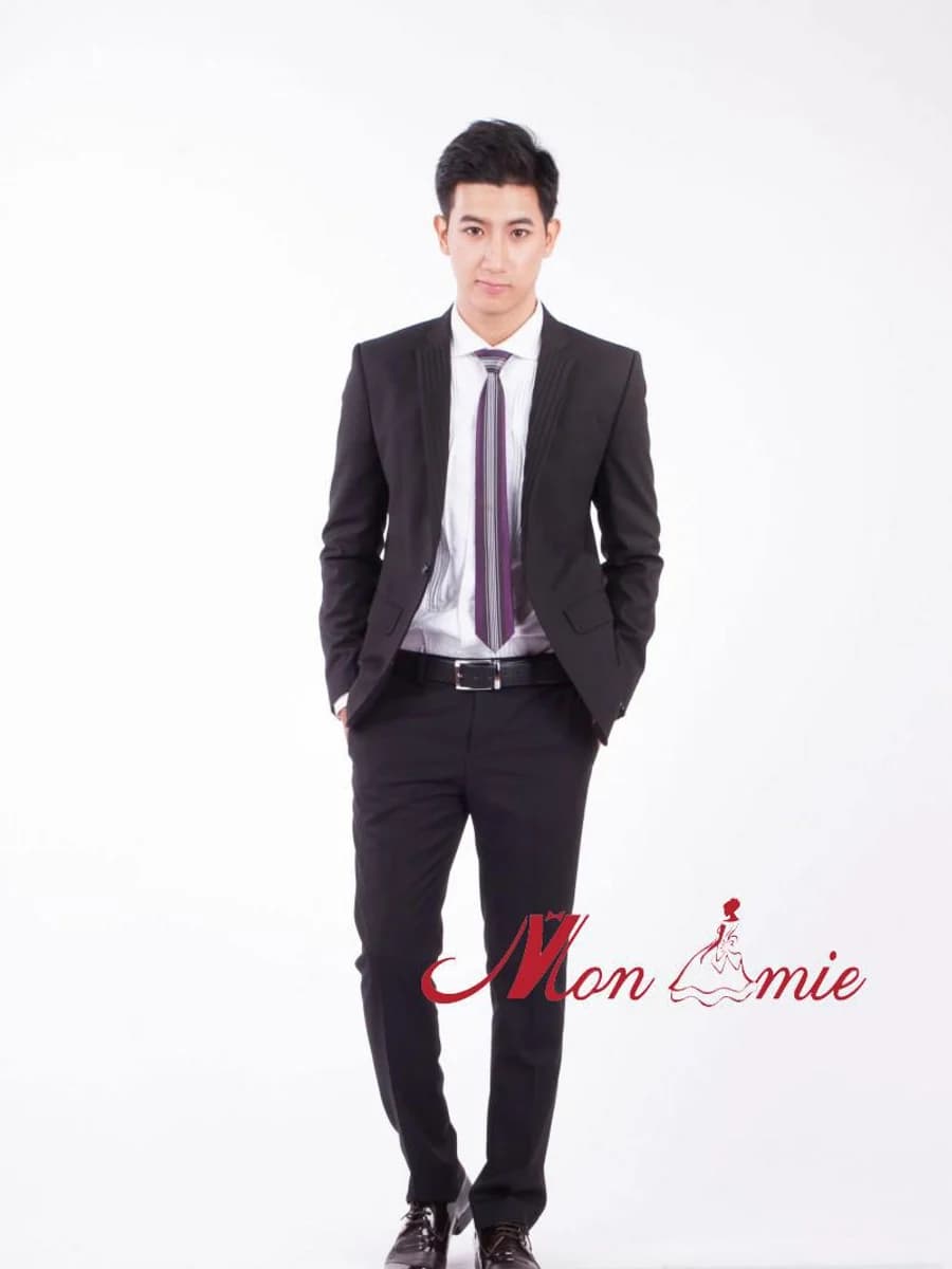 Vest Đen Ve Chiết Ly