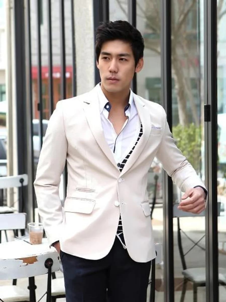 Blazer Kem Đường Chỉ Nổi