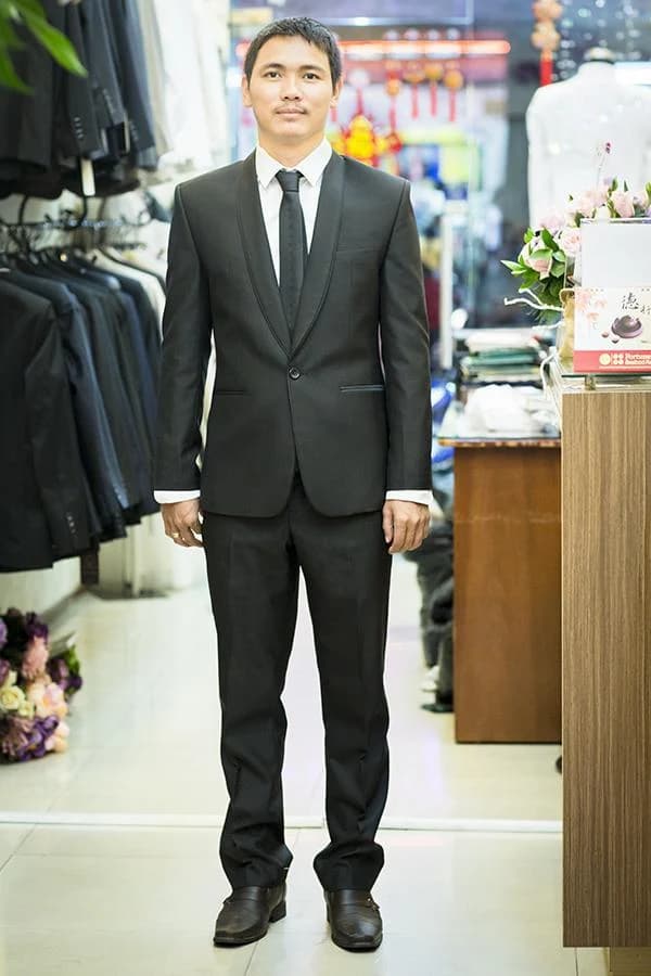 Tuxedo Ve Khăn Đen Tuyền