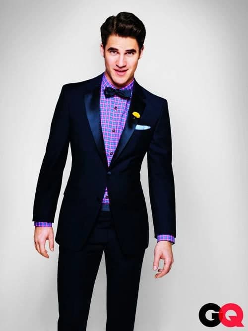 Tuxedo Navy Phối Sơ Mi Caro