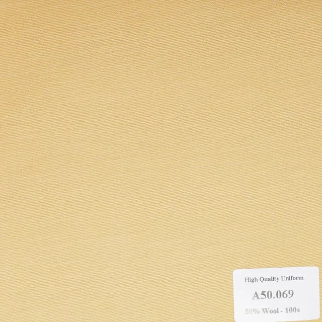 A50.069 Kaki Kevinlli - Vải Kaki - Vàng Trơn