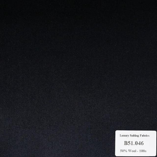 B51.046 Kaki Kevinlli - Vải Kaki - Đen Trơn