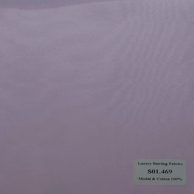 S01.469 Kevinlli S1 - Sơmi Cotton & Modal - Hồng Sọc