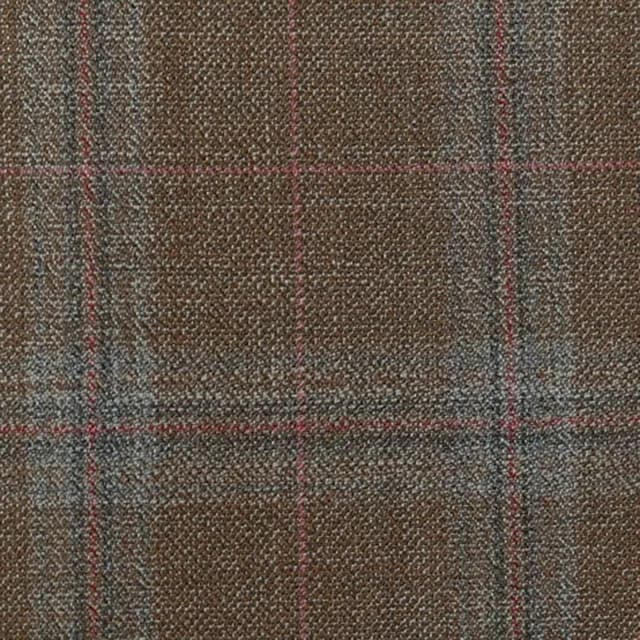 D569/1 Vercelli CX - Vải Suit 95% Wool - Nâu Caro
