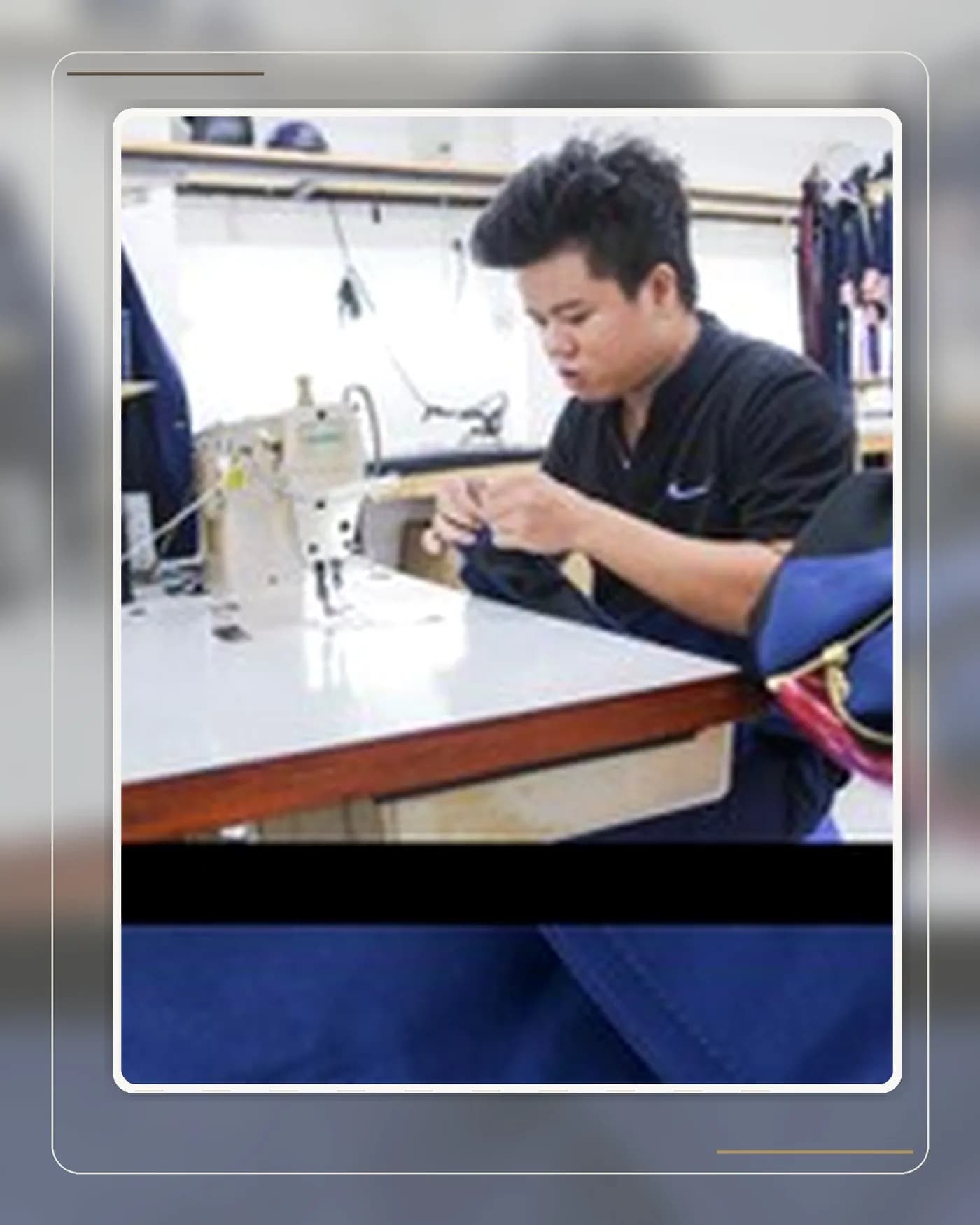 Ống quần tây break ít chạm nhẹ mu giày tạo dáng đứng hiện đại và gọn gàng