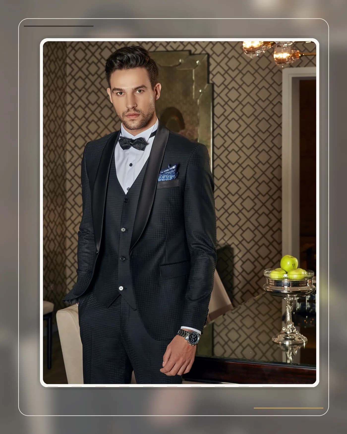 Áo sơ mi formal ngực bib xếp ly dành riêng cho tuxedo black tie