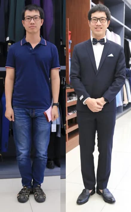 Trước & Sau may đo — Mon Amie