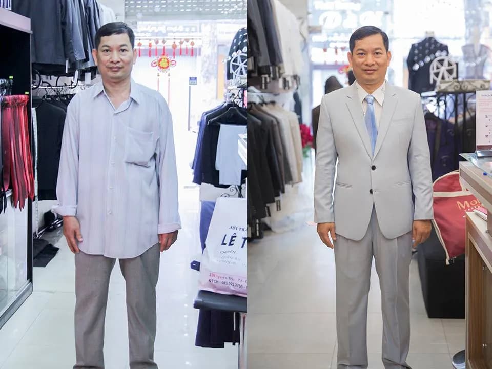 Trước & Sau may đo — Mon Amie