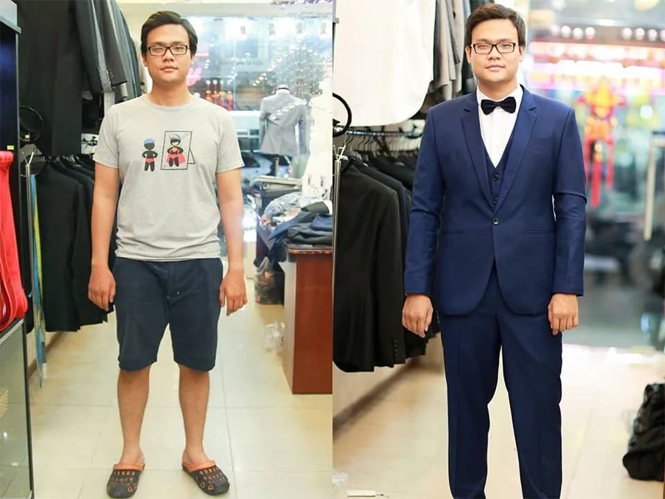 Trước & Sau may đo — Mon Amie