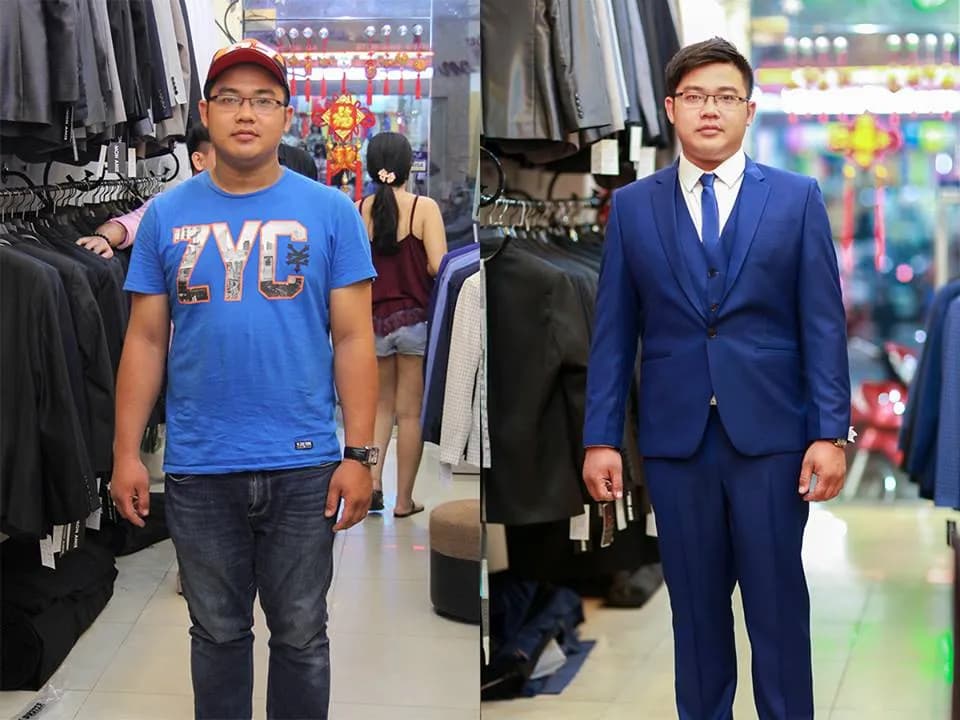 Trước & Sau may đo — Mon Amie