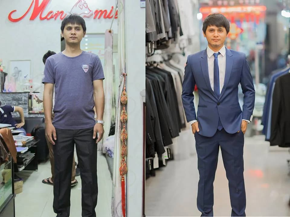 Trước & Sau may đo — Mon Amie
