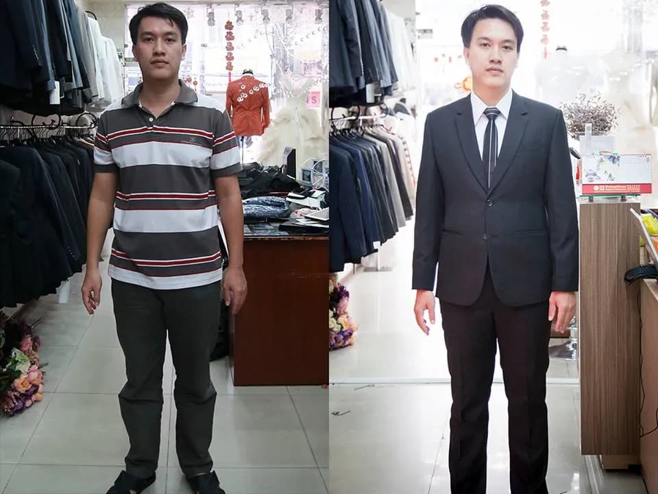 Trước & Sau may đo — Mon Amie