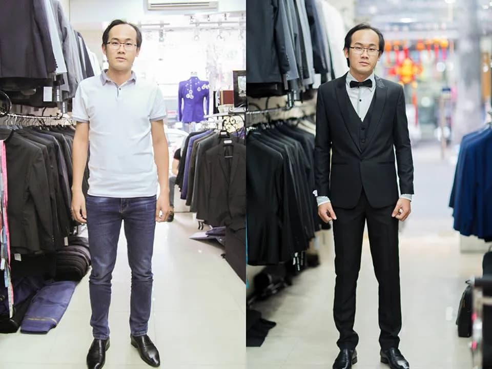 Trước & Sau may đo — Mon Amie