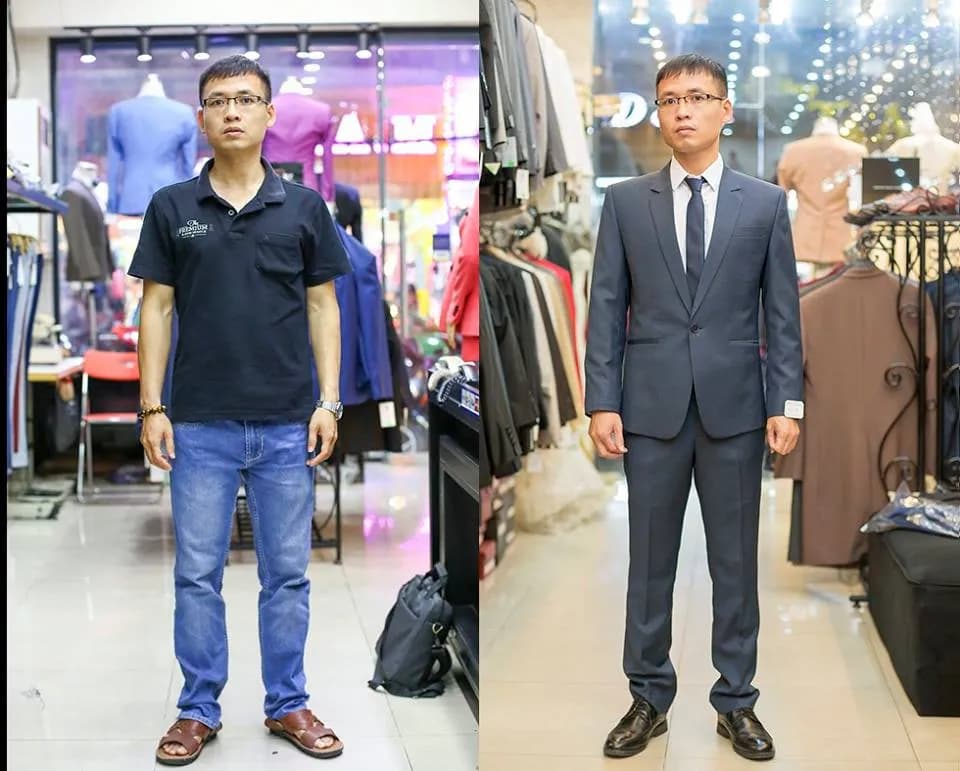 Trước & Sau may đo — Mon Amie