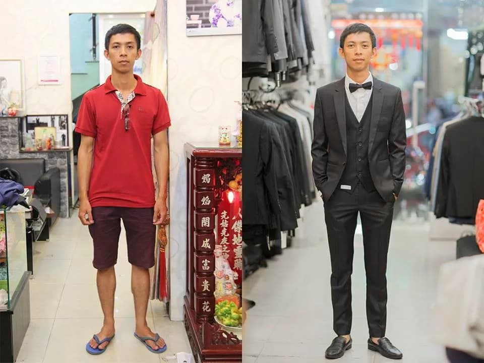 Trước & Sau may đo — Mon Amie