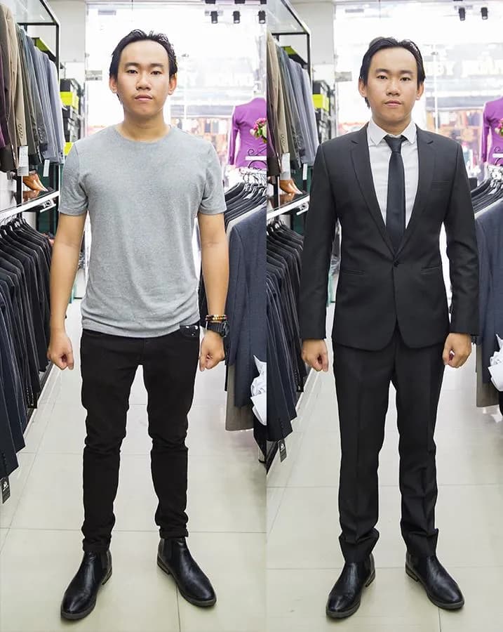 Trước & Sau may đo — Mon Amie