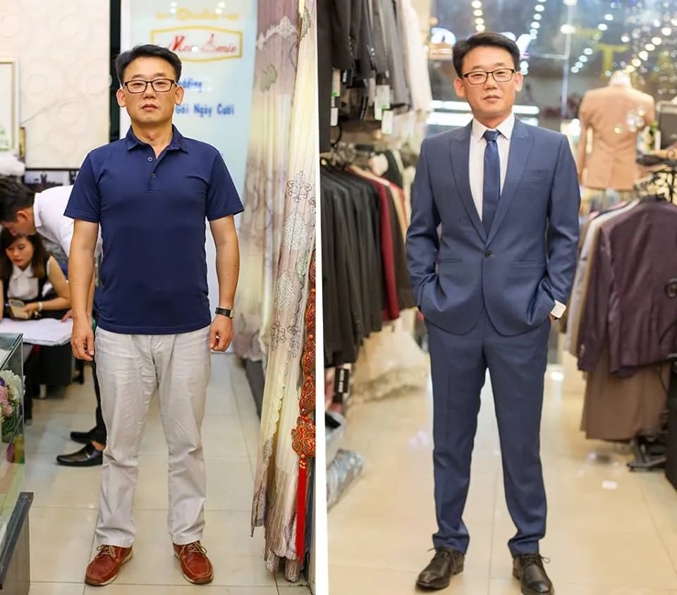 Trước & Sau may đo — Mon Amie