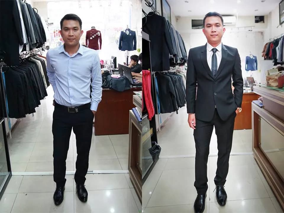 Trước & Sau may đo — Mon Amie