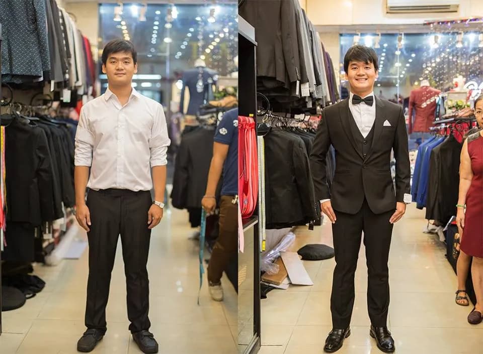 Trước & Sau may đo — Mon Amie