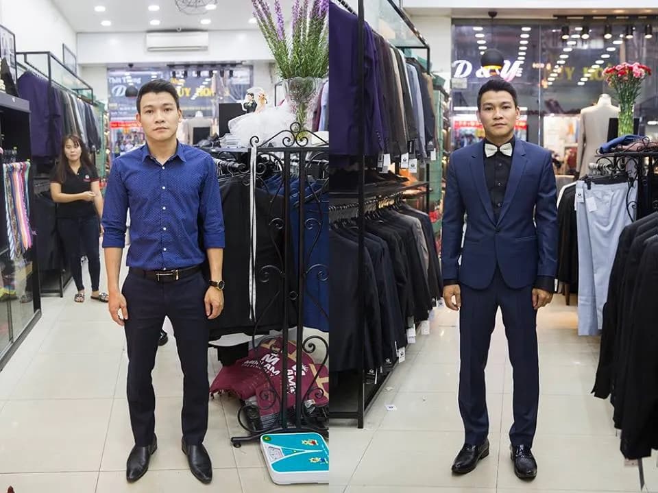 Trước & Sau may đo — Mon Amie