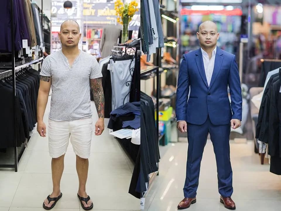 Trước & Sau may đo — Mon Amie