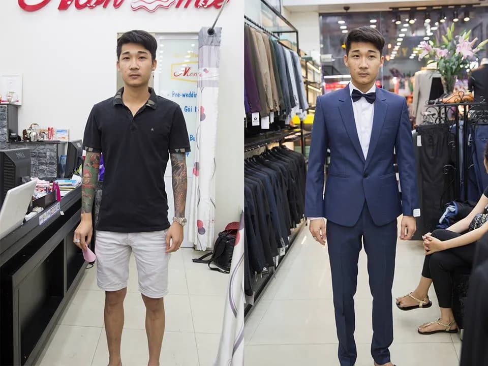 Trước & Sau may đo — Mon Amie