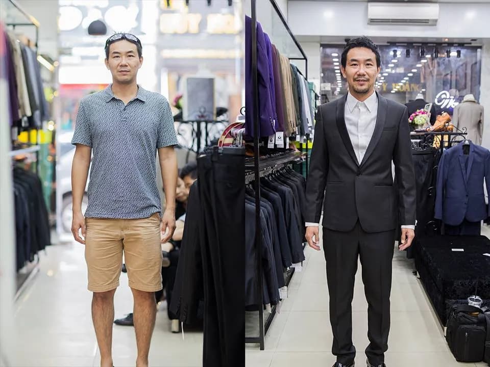 Trước & Sau may đo — Mon Amie