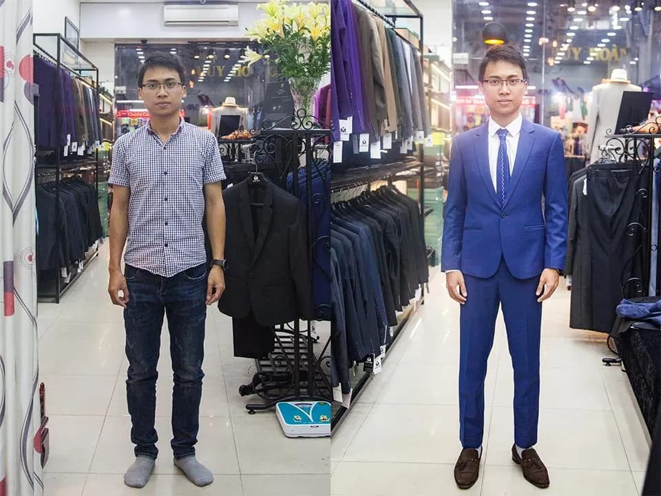 Trước & Sau may đo — Mon Amie