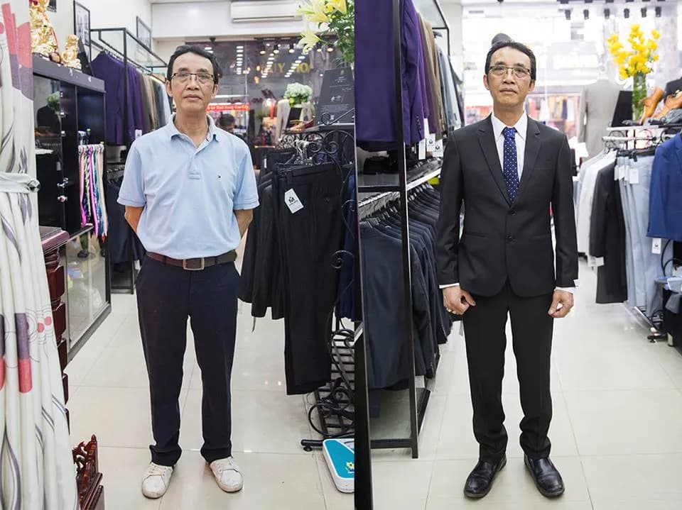 Trước & Sau may đo — Mon Amie