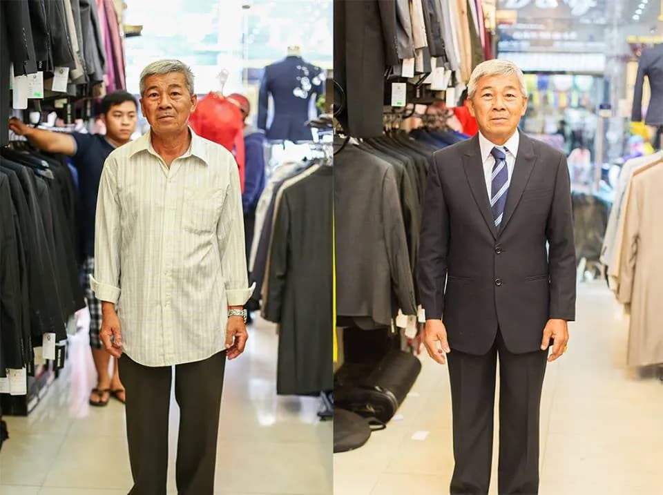 Trước & Sau may đo — Mon Amie