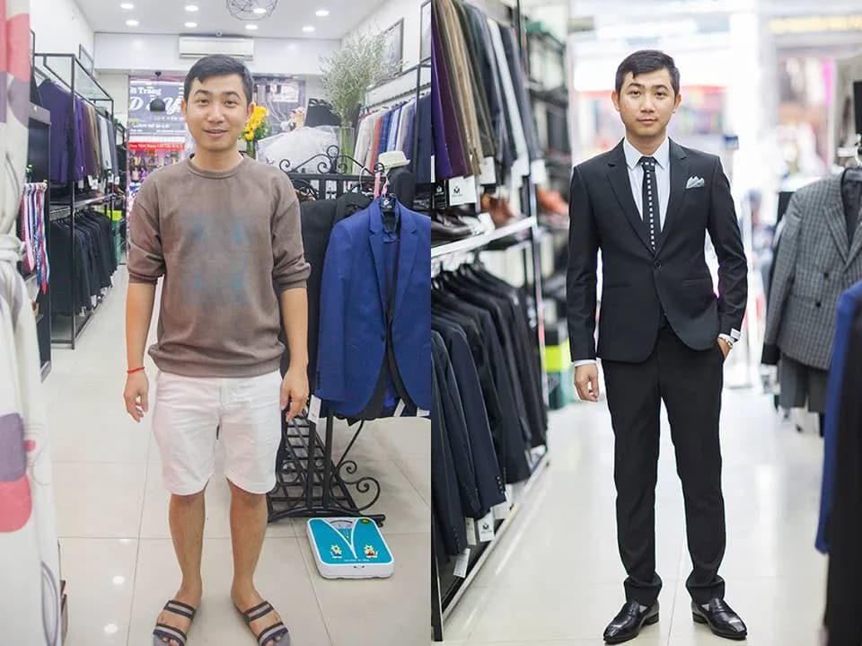 Trước & Sau may đo — Mon Amie
