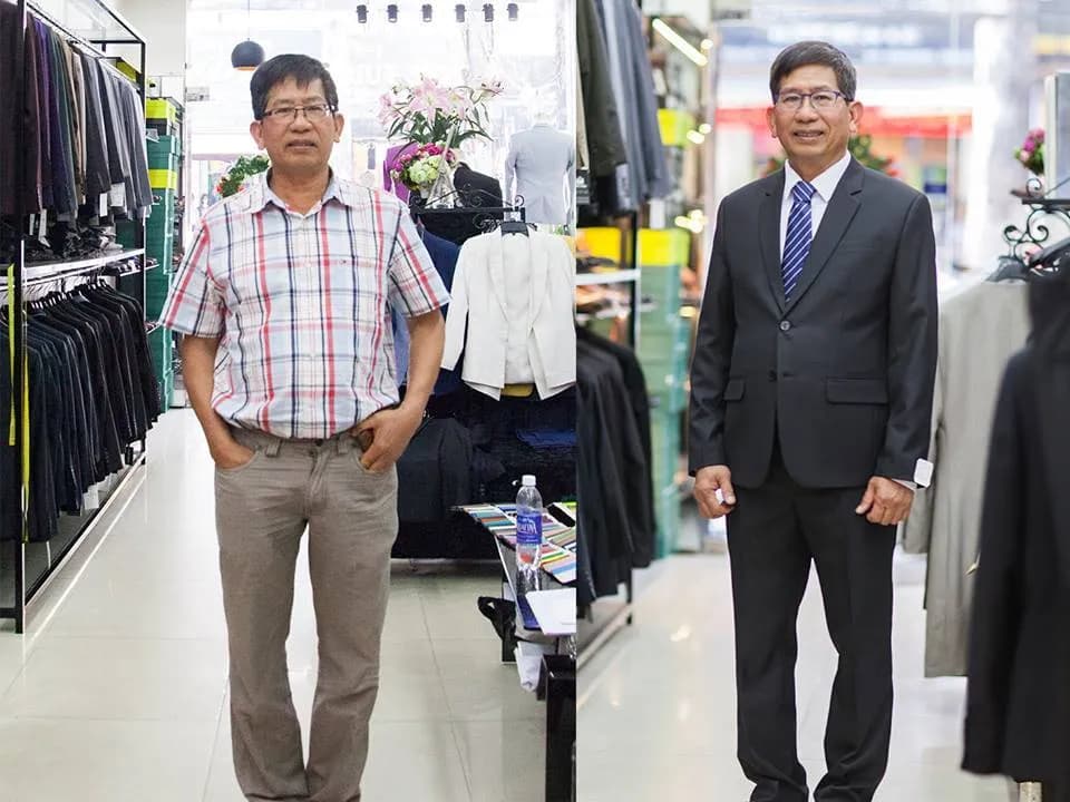 Trước & Sau may đo — Mon Amie
