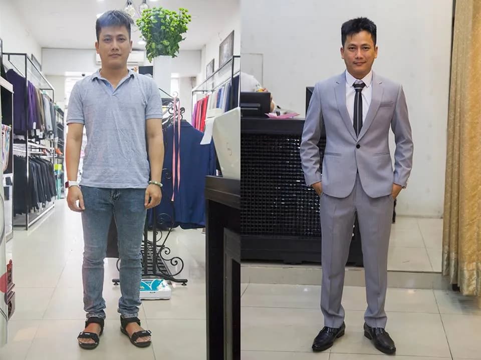 Trước & Sau may đo — Mon Amie
