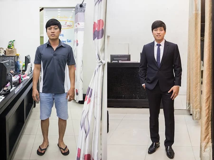 Trước & Sau may đo — Mon Amie