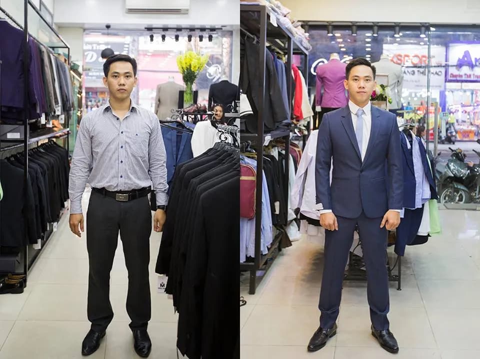 Trước & Sau may đo — Mon Amie