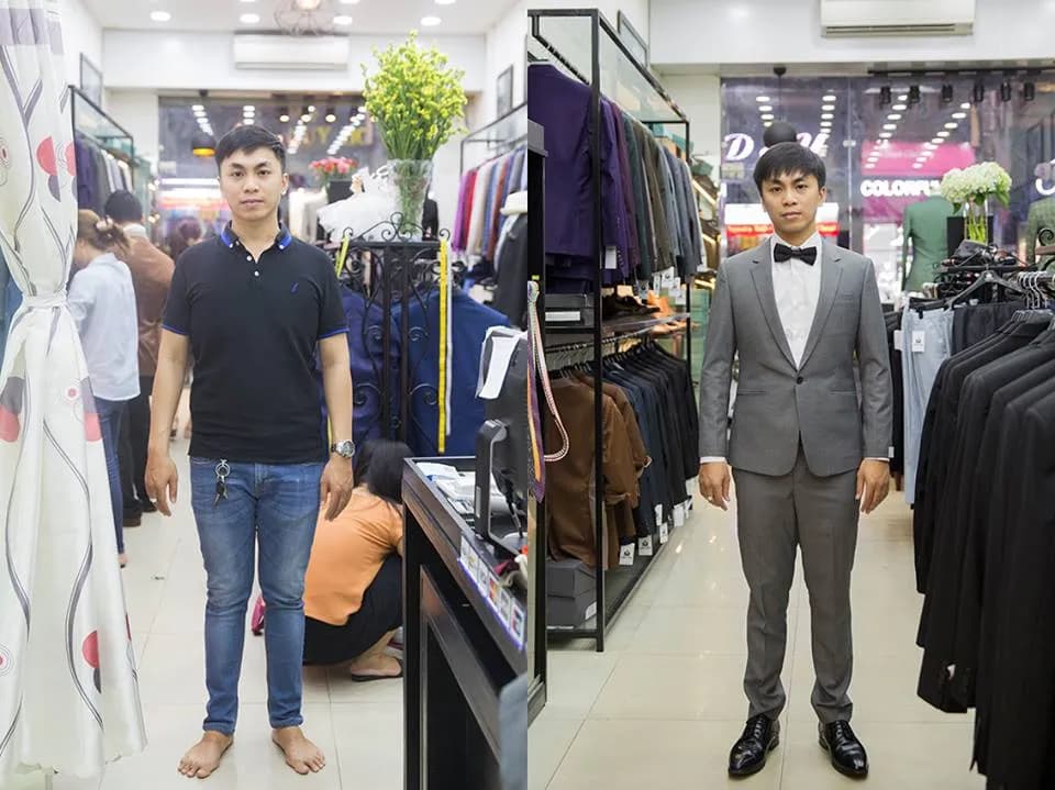 Trước & Sau may đo — Mon Amie