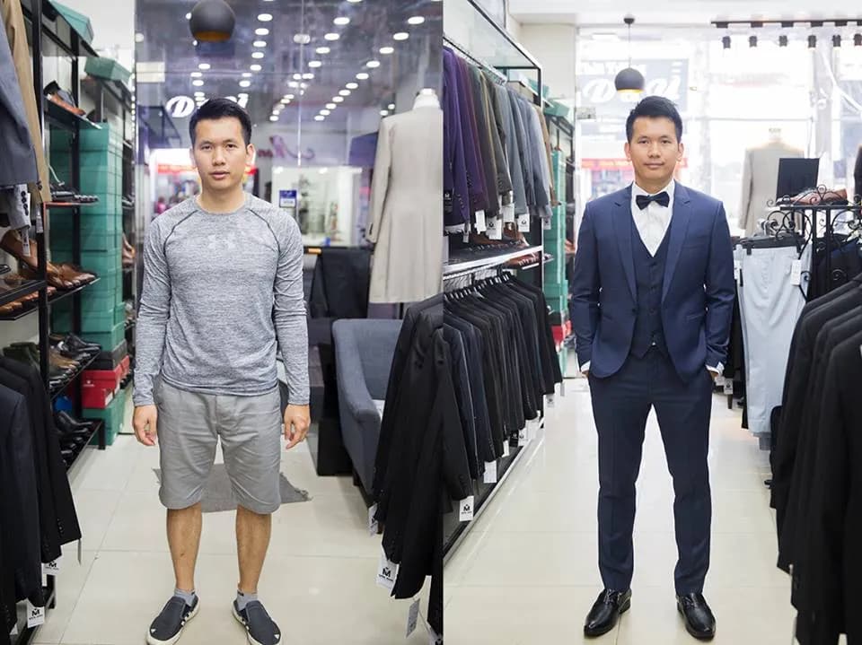Trước & Sau may đo — Mon Amie