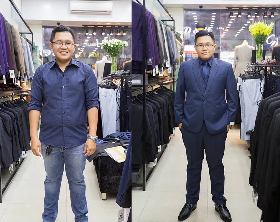 Trước & Sau may đo — Mon Amie
