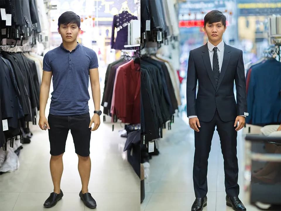 Trước & Sau may đo — Mon Amie