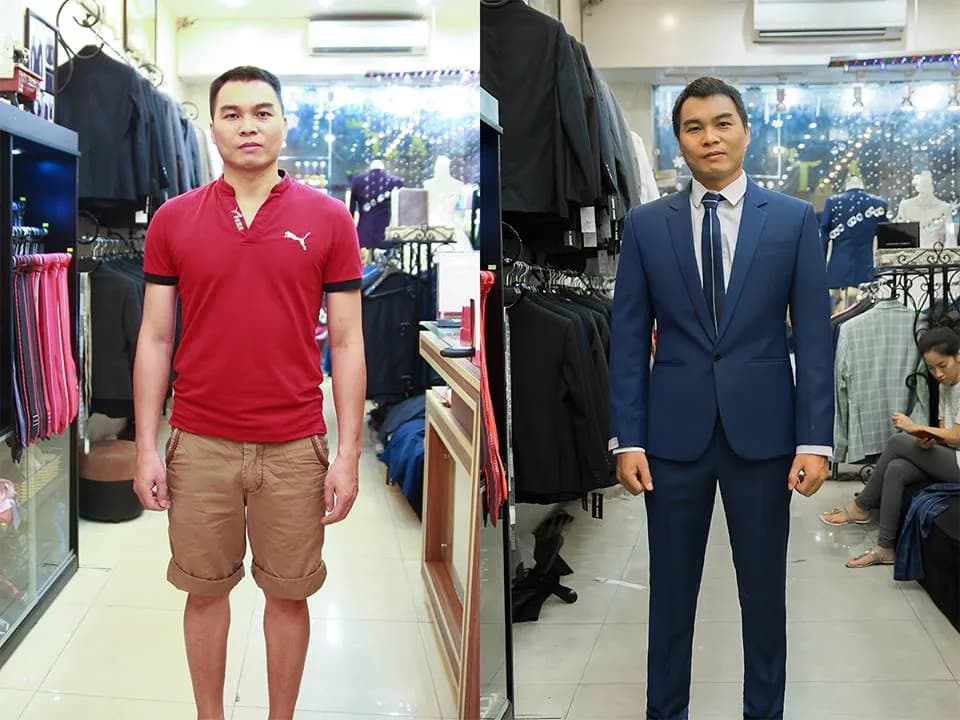Trước & Sau may đo — Mon Amie