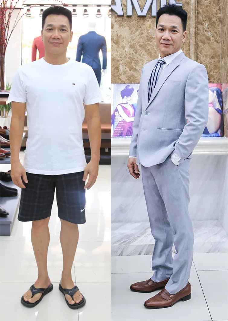 Trước & Sau may đo — Mon Amie