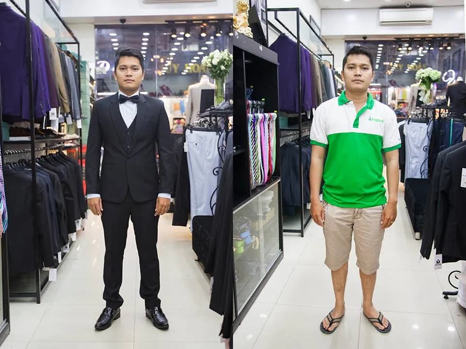 Trước & Sau may đo — Mon Amie