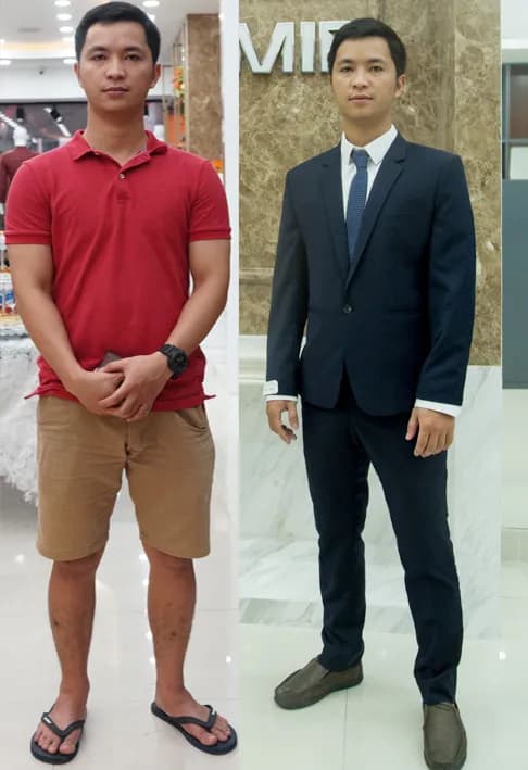 Trước & Sau may đo — Mon Amie