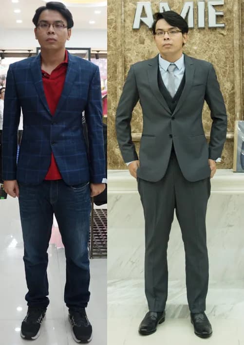 Trước & Sau may đo — Mon Amie