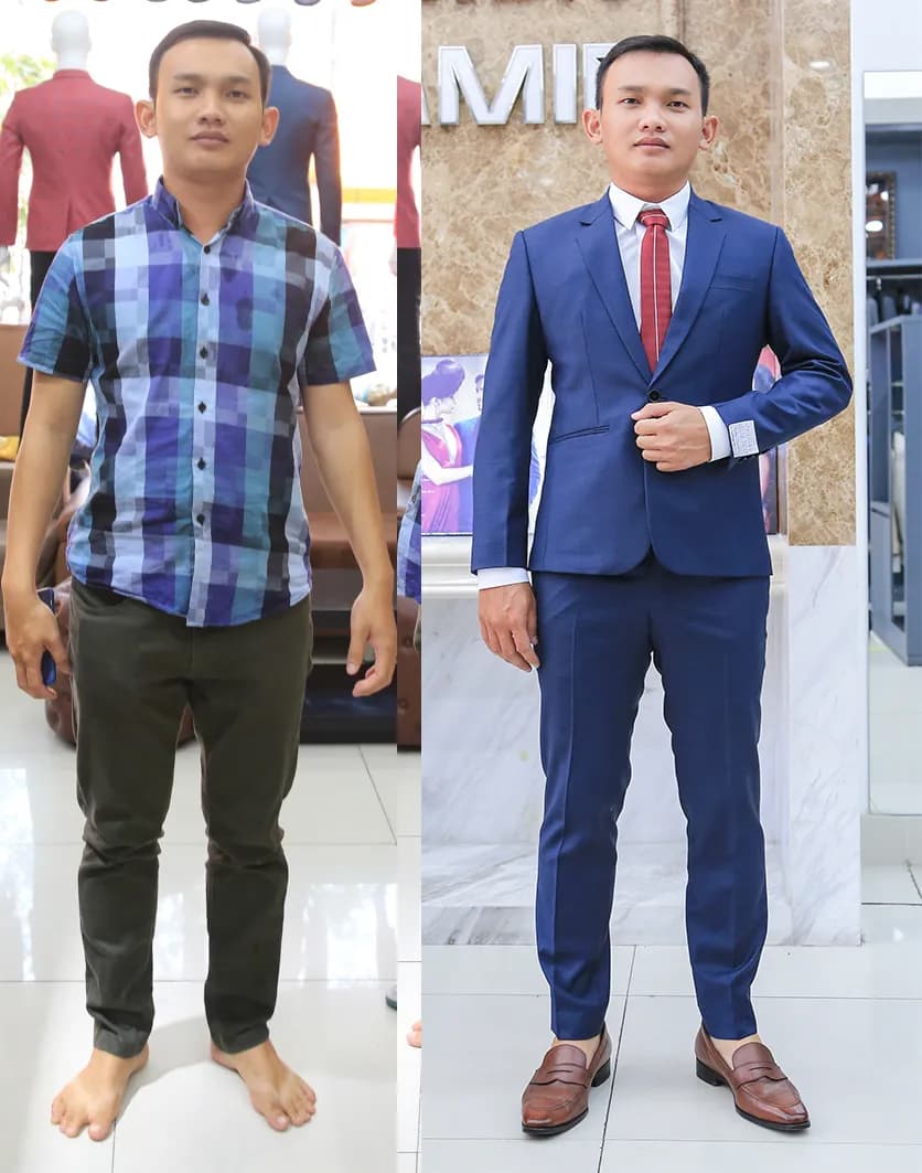 Trước & Sau may đo — Mon Amie
